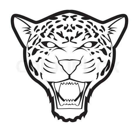 face jaguar drawing