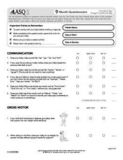 9 Month ASQ | Metropolitan Pediatrics