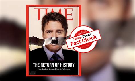 Fact Check: Time magazine cover comparing Trudeau to Hitler is morphed