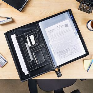 Amazon Brand - Solimo Leatherette Material Professional File Folder for ...