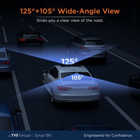 4K Car Dash Cam Front & Rear, Wi-Fi & Night Vision — myTVS DVR-04 Pro Plus