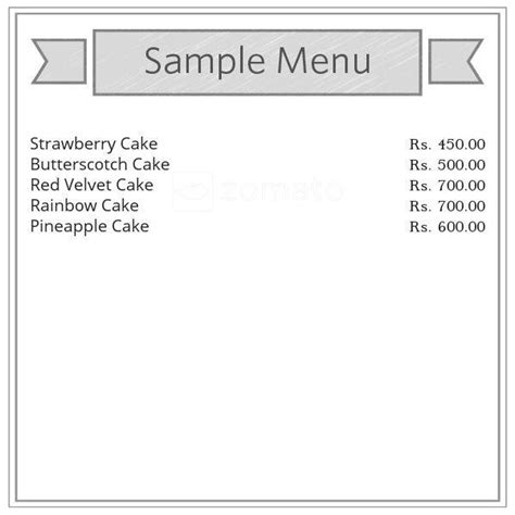 Menu at Bake 'n' Flake, Howrah, flat 602