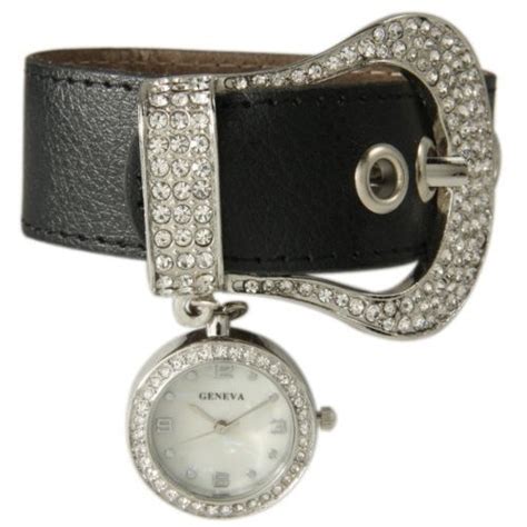New Belt Dangle Watch! Black: Watches: Amazon.com | Belt buckles ...