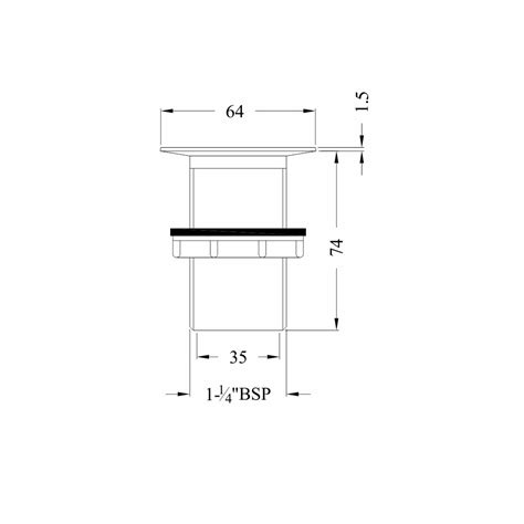 Best Waste Coupling Full Thread 32mm tap in India | U-1809S | Plumber ...