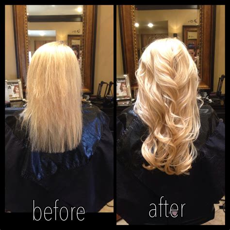 Cinderella extensions before and after. | Hair extensions before and ...
