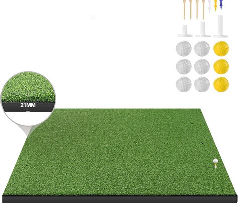 Amazon.com : LIBERRWAY Thicken Golf Mat, 5x4ft Practice Turf, Indoor ...