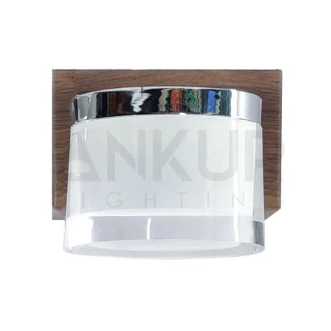 ANKUR FABIAN GLASS AND NATURAL WOOD BATHROOM VANITY MIRROR LIGHT at the ...