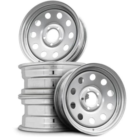 Taskmaster 15 x 5 in. Modular MX550545SM1 Trailer Wheel, Silver - 5 x ...