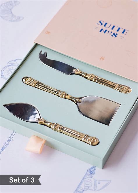 Get Delightful Cheese Knives Set of 3 at ₹ 3000 | LBB Shop