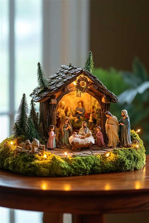 33 Magical Christmas Crib Ideas for a Beautiful Nativity Scene at Home
