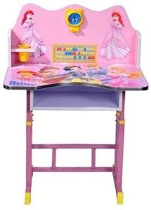 KRIS TOY Princess study table Solid Wood Study Table Price in India ...