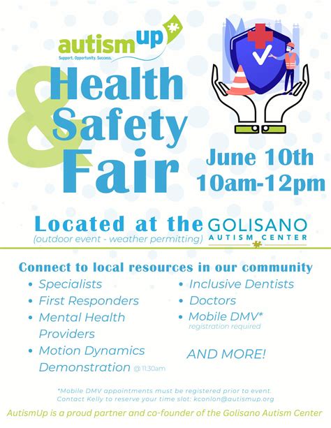 AutismUp Health and Safety Fair - Person Centered Services