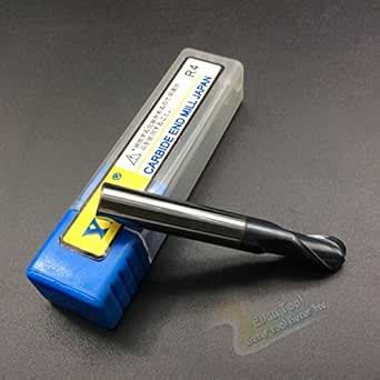 Generic 4mm Router 2-blade Carbide End Mill Straight Shank Radius ...