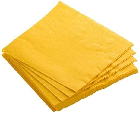 Yellow Paper Napkins - 20PC : Amazon.in: Home & Kitchen
