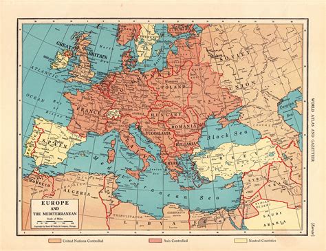 Blank Map Of Europe 1942