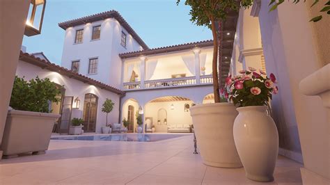 LEAKED GAME ASSETS - Spanish Courtyard