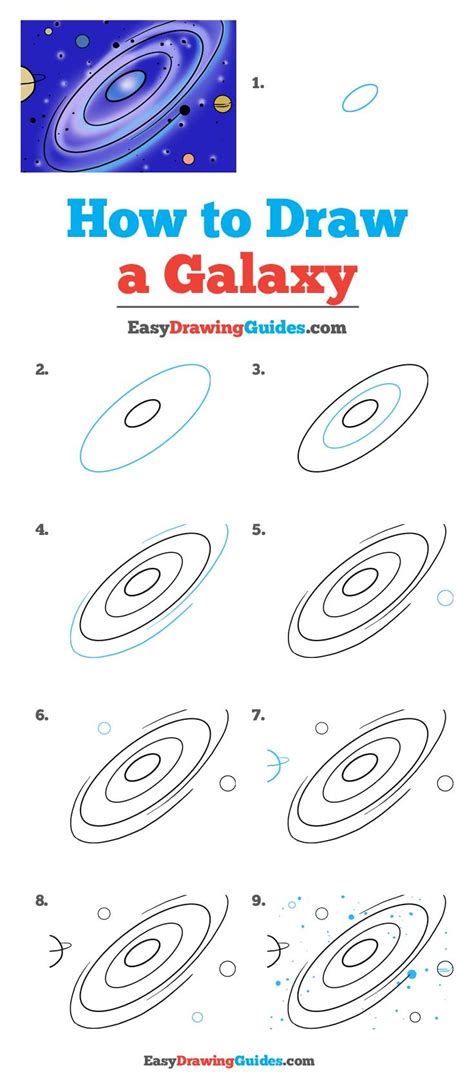 How to Draw a Galaxy | Space drawings, Galaxy drawings, Drawing ...