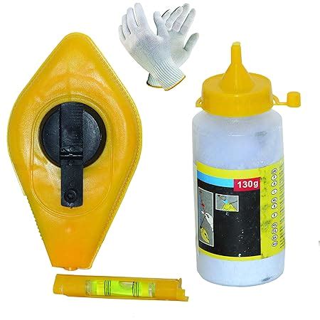 Digital Craft 30m Chalk Line Manual Ink Marker Measure Line Hand Reel ...