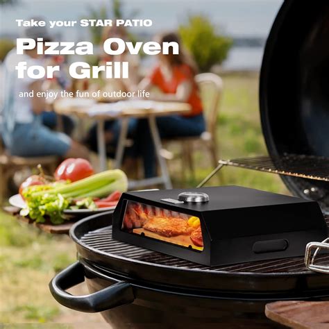 Buy STAR PATIO Outdoor Pizza Oven for Grill Kit - Portable Pizza Oven ...