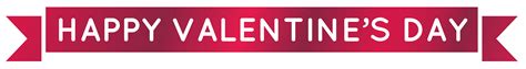 Valentine's Day Banner PNG Clip Art Image | Gallery Yopriceville - High ...