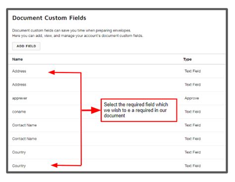 Image result for Retreve DocuSign Custom Field