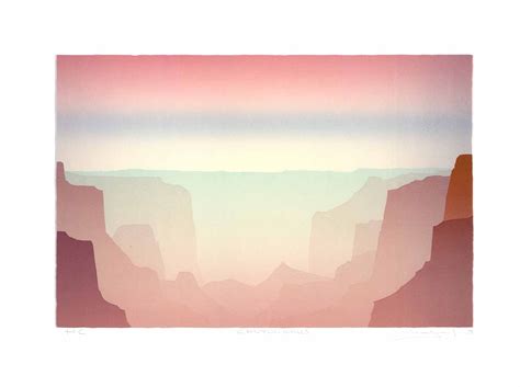 Canyon Walls by Peter Markgraf - 20 X 26" (Original Serigraph Titled ...