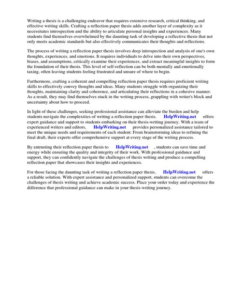 Image result for Sample of Reflection Paper