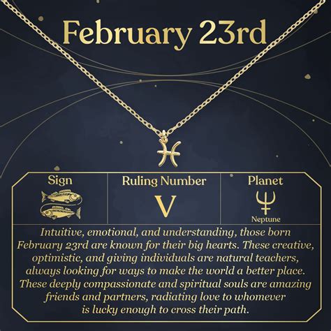 February 23Rd Zodiac Sign - Zodiac Birth Dates
