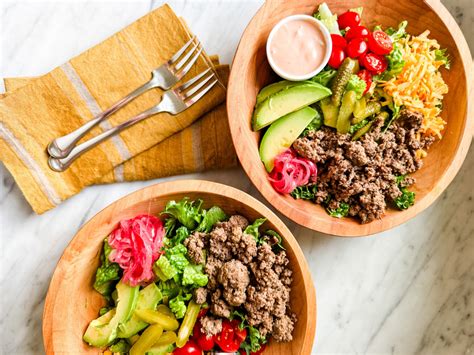 Easy Burger Bowls: A Lighter Take on a Classic Favorite | Most Lovely ...
