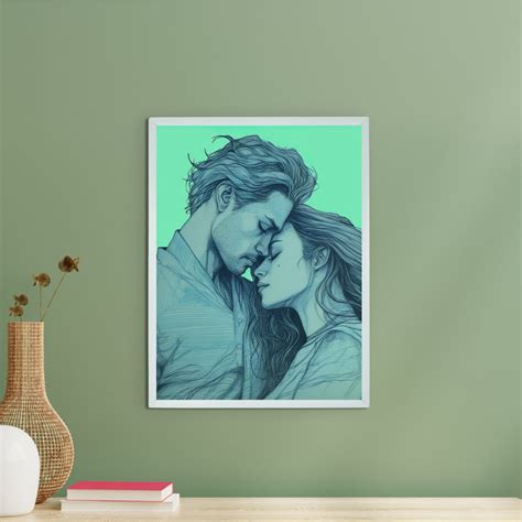 Romantic Lines: Premium Canvas Wall Art for Home Ambiance – Sowpeace