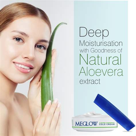 Buy Aloe Vera Cold Cream, Non-Sticky 125g | Meglow®