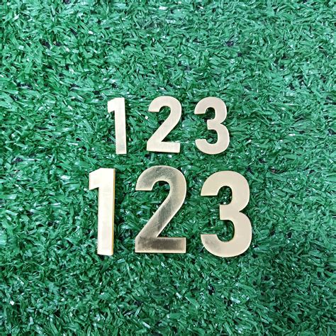 Golden English Clock Numbers – JorShor