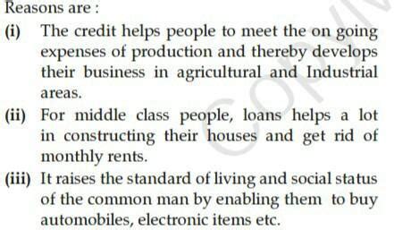 cheap and affordable credit is crucial for the countrys development ...