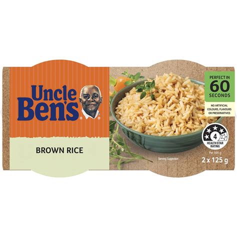 Uncle Ben's Brown Rice Cup 125g X2 Pack | Woolworths