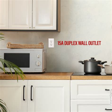 Buy ENERLITES Duplex Receptacle Outlets and Wall Plates Bundle, Tamper ...