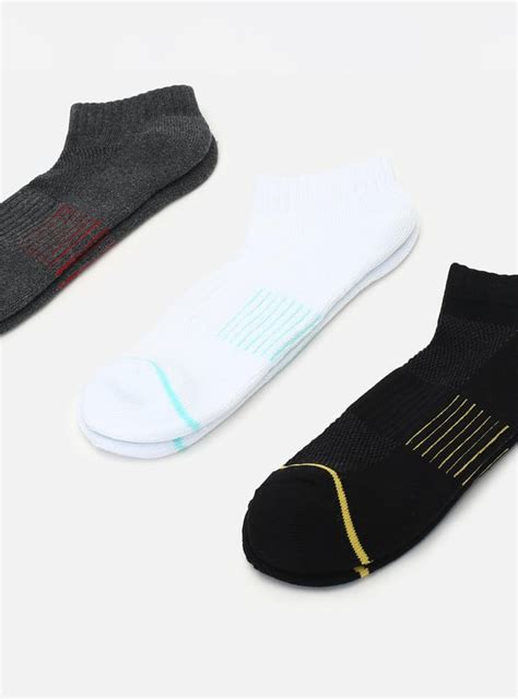 Buy Men Striped Ankle-Length Socks - Pack of 3 Online at just Rs. 349.0 ...
