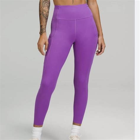 Lululemon Women's Purple Leggings | Depop