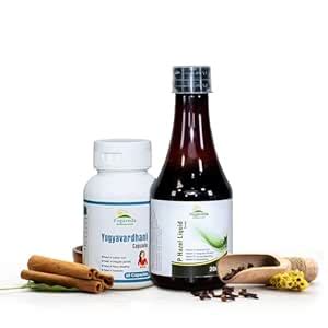 Buy Yogveda Women PCOS Combo Supplement of 200ml P Hazel Liquid Syrup ...