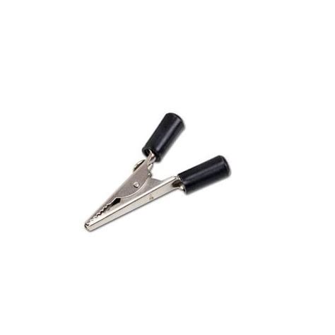 Buy Crocodile Alligator Clip 50 mm- Black Online in India | Robocraze