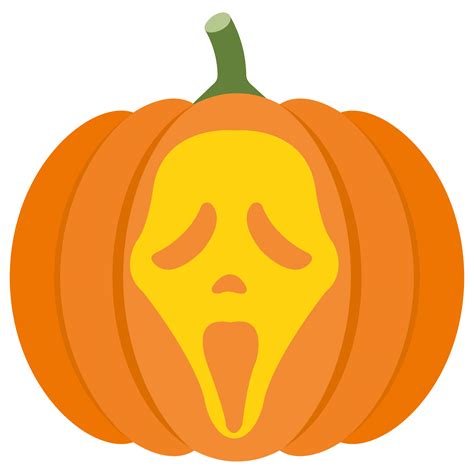 Ghostface Pumpkin Stencil | Free Printable Papercraft Templates