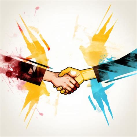 Abstract Handshake Minimal 的图像结果