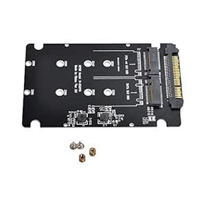 NFHK SFF-8639 NVME U.2 to Combo NGFF M.2 M-Key SATA PCIe SSD Adapter ...