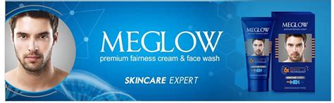 Meglow Fairness Cream 50g with Face Wash 70g For Men Combo - Pack ...