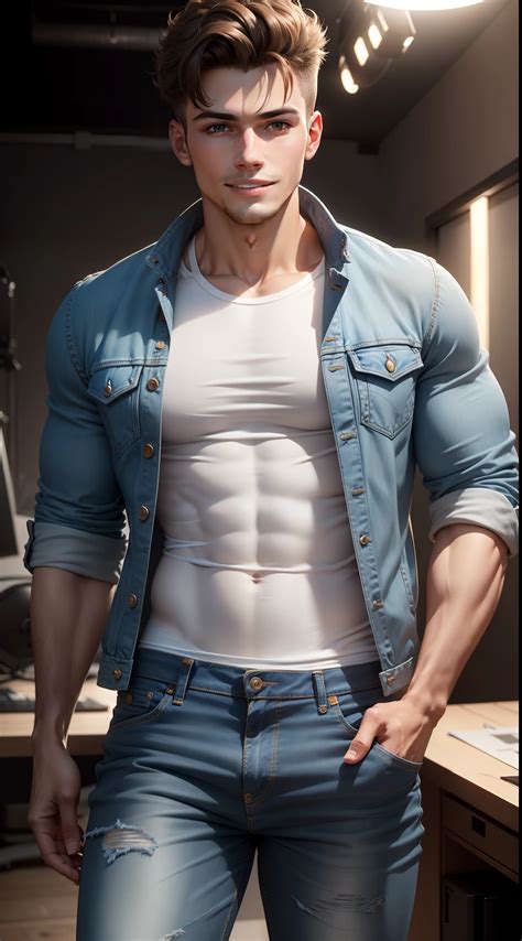 Dylan O'Brien and Tyler Hoechlin, naked, big , , jerking off - SeaArt AI