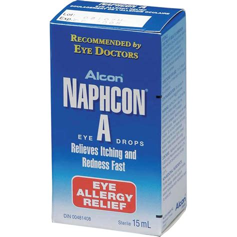 Naphcon-A Eye Drops for Redness Relief - Antihistamine for Itchy Eyes ...