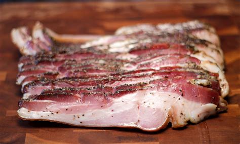 Sliced Pepper Bacon (*Perishable) | Woody's Smokehouse