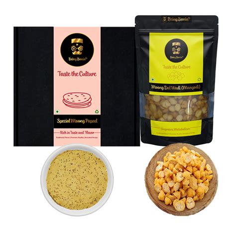 Moong Dal Mangodi and Papad Combo - Rajasthani Wedding Special – Being ...