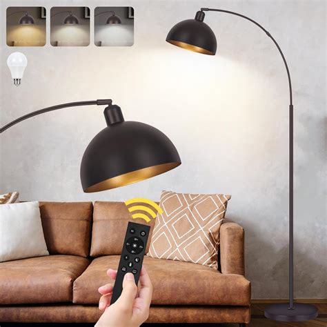 Bronze Arch Floor Lamps for Living Room Dimmable - Upgraded 9W LED Arc ...
