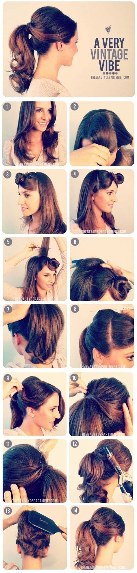 Image result for Natural Ponytail Tutorial