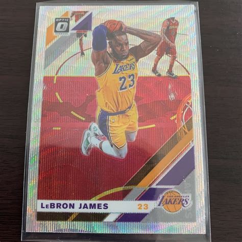 Lebron James 2019-20 Panini Optic Donruss Silver Wave Prizm レブロン ジェームス ...